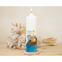 Taufkerze Arche Noah Mit Wellen von Kerzenonkel