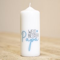 Vatertag Kerze - Weltbester Papa Liebevolles Geschenk Zum von Kerzenonkel