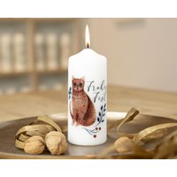 Weihnachtskerze "Frohes Fest" Inkl. Passender Postkarte - Das Perfekte Geschenk Für Weihnachten Weihnachtskerze "Frohes Fest" Inkl. Passender Postkarte - Das Perfekte Geschenk Für Weihnachten von Kerzenonkel
