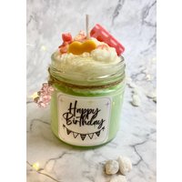 Kerze "Happy Birthday" Klein Handgemacht Aus Sojawachs Vegan - Geschenk Im Glas Geburtstag Blumiger Duft Kerze "Happy Birthday" Klein Handgemacht Aus Sojawachs Vegan - Geschenk Im Glas Geburtstag Blumiger Duft von Kerzenscheinzauber