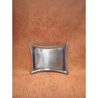 Kerzenteller Concave Silber Matt 6301 von KerzenundGeschenke