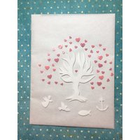 Wachs-Baum Mit Mini Herzen Und 4 Symbolen Set von KerzenzauberShop
