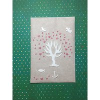 Wachs-Baum Weiß Mit Mini Herzen Altrosa Und 4 Symbolen Auf Wunsch Set Wachs-Baum Weiß Mit Mini Herzen Altrosa Und 4 Symbolen Auf Wunsch Set von KerzenzauberShop