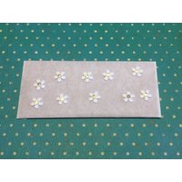 Wachs-Blüten Mini Weiß Mit Gold Spiegel Matten Punkten 10 Stk. Set Wachs-Blüten Mini Weiß Mit Gold Spiegel Matten Punkten 10 Stk. Set von KerzenzauberShop