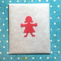 Wachs-Kind Mädchen 2, 4x1, 8cm Fuchsia Wachs-Kind Mädchen 2, 4x1, 8cm Fuchsia von KerzenzauberShop