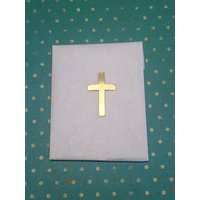 Wachs-Kreuz 2, 5cm Gold Spiegel Matt Wachs-Kreuz 2, 5cm Gold Spiegel Matt von KerzenzauberShop