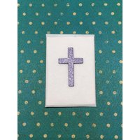 Wachs-Kreuz 2, 5cm Lila Metallic Wachs-Kreuz 2, 5cm Lila Metallic von KerzenzauberShop