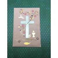 Wachs-Kreuz 8x5x1cm Mit Blättern, Blüten. Herzen Grau Mini, Ranke Gold, Kelch, Fisch Und Taube Set Wachs-Kreuz 8x5x1cm Mit Blättern, Blüten. Herzen Grau Mini, Ranke Gold, Kelch, Fisch Und Taube Set von KerzenzauberShop