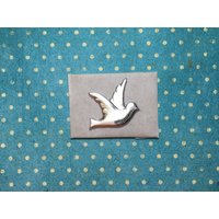 Wachs-Taube Silber Spiegelglanz 3x2, 5cm Rechts Schauend Wachs-Taube Silber Spiegelglanz 3x2, 5cm Rechts Schauend von KerzenzauberShop