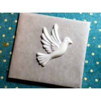 Wachs-Taube Weiß 2x3, 8cm Rechts Schauend Wachs-Taube Weiß 2x3, 8cm Rechts Schauend von KerzenzauberShop
