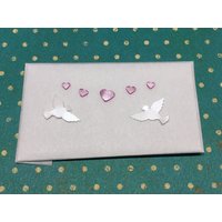 Wachs-Tauben Mini Perlmutt Rechts Schauend Und Links 1, 5cm Plus Herzen Wachs-Tauben Mini Perlmutt Rechts Schauend Und Links 1, 5cm Plus Herzen von KerzenzauberShop