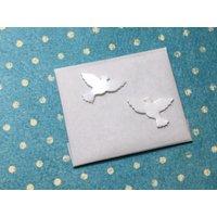 Wachs-Tauben Mini Perlmutt Rechts Schauend Und Links 1, 5cm von KerzenzauberShop