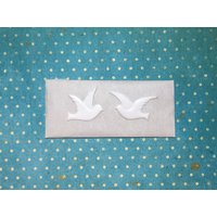Wachs-Tauben Paar Weiß 3x2, 5cm Rechts Und Links Schauend Wachs-Tauben Paar Weiß 3x2, 5cm Rechts Und Links Schauend von KerzenzauberShop