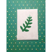 Wachs-Zweig Ähre 3x1, 5cm Dunkelgrün von KerzenzauberShop