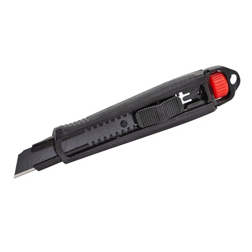 KesTek Profi Cuttermesser BL2 - Präzision & Sicherheit mit 18 mm schwarzer SK2 Klinge, ergonomischem Griff & robuster ABS-Konstruktion von KesTek PROFESSIONAL