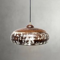 Rustikale Erdige Kupfer Pendelleuchte - Flache Kuppel Deckenleuchte Für Die Kücheninsel-Beleuchtung Rustikale Erdige Kupfer Pendelleuchte - Flache Kuppel Deckenleuchte Für Die Kücheninsel-Beleuchtung von KeshBazzar