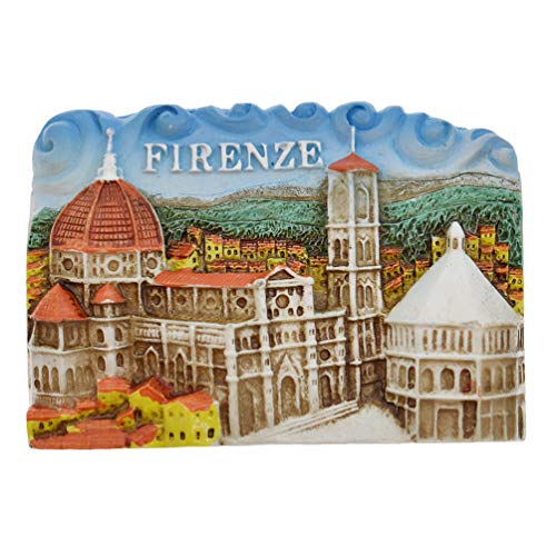 Kesheng Florence 3D-Kühlschrankmagnet aus Kunstharz, Touristen-Motiv, magnetisch, Souvenir, Geschenke von Kesheng