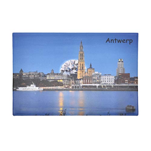 kesheng Hong Kong Foto Bild Kühlschrank Magnet magnetisch Souvenir Geschenke Collector – 7,8 x 5,3 x 0,2 cm 3.07" x 2.1" x 0.08" Belgium Antwerp photo - Metal von Kesheng