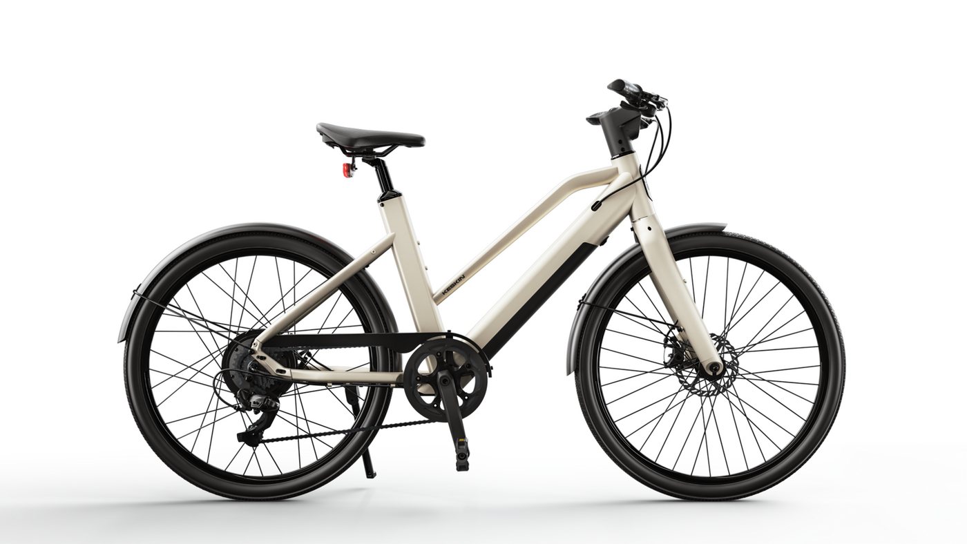 Keskin eBike E-Bike cBike 1V, 8 Gang Shimano, Kettenschaltung, Heckmotor, 432,00 Wh Akku, (mit Akku-Ladegerät, Werkzeug, Beleuchtung), innerhalb der StVZ0, Bluetooth App-Anbindung, integriertes Display von Keskin eBike