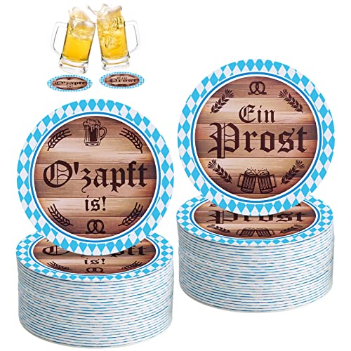 Kesote Oktoberfest Deko Bierdeckel Pappe 48 Untersetzer Bayrische Dekoration Bayern Party Set Tischdeko Kesote Oktoberfest Deko Bierdeckel Pappe 48 Untersetzer Bayrische Dekoration Bayern Party Set Tischdeko von Kesote