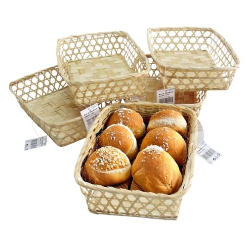 5er-Set Brotkorb Brötchenkorb Frühstückskorb Obstkorb Servierschale Brotschale von Kesper