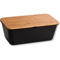 Brotbox, Kunststoff (PP), schwarz, FSC von Kesper