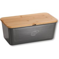 Brotbox, aus Melamin, grau, FSC von Kesper