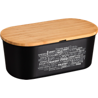 Brotbox, schwarz, FSC von Kesper