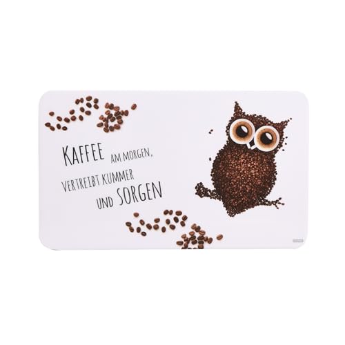 Dekor-Frühstücksbrettchen, Kaffee Eule - Kesper 32369 - die charmante Geschenkidee von Kesper