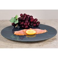 Dekorative e Drehplatte aus Glas, Kuchenständer, Obstschale, Teller von Kesper