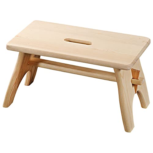 FSC Holz Fußbank - Tritthocker - Tritthocker - Holzhocker - Kinderhocker - Fußbank - Größe 42 x 21.5 x 20.5 Cm von Kesper