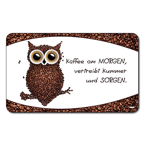 Kesper 32359 Dekor-Frühstücksbrettchen "Kaffee-Eule" aus Melamin, Bunt, 23,5 x 14 x 0,4 cm Kesper 32359 Dekor-Frühstücksbrettchen "Kaffee-Eule" aus Melamin, Bunt, 23,5 x 14 x 0,4 cm von Kesper