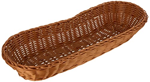 Kesper 17848 Baguette-Korb, Kunststoffgeflecht, Maße - 42 x 13.5 x 7 cm von Kesper