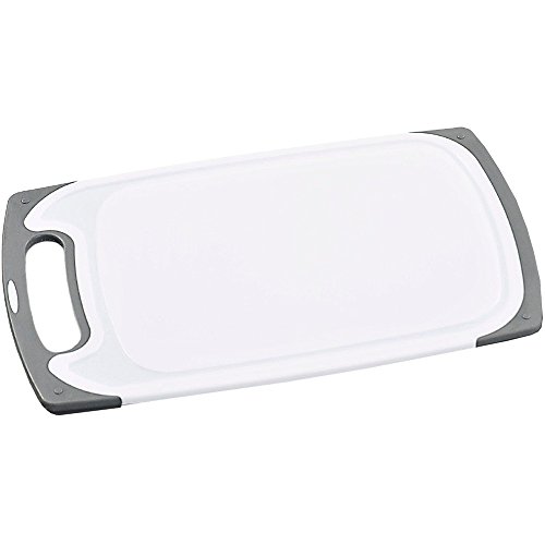 KESPER 30754 Kunststoff-Schneidebrett, 25 x 15 x 0,9 cm, grau von Kesper