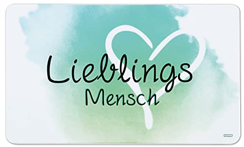 KESPER 31253 Dekor-Frühstücksbrettchen Motiv LIEBLINGSMENSCH von Kesper