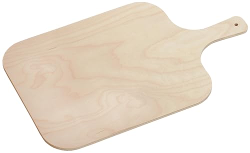 KESPER 68208 Flammkuchenbrett, 52 x 32 x 0,9 cm, Pappel/Pizzabrett von Kesper