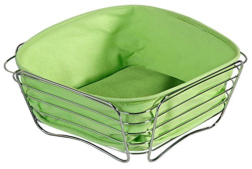 KESPER 90880 Brot- und Obstkorb aus Metall mit Textilfutter/Brötchenkorb/Brotkorb/Tischkorb KESPER 90880 Brot- und Obstkorb aus Metall mit Textilfutter/Brötchenkorb/Brotkorb/Tischkorb von Kesper