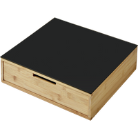 KESPER Aufbewahrungsbox "Schublade für Kaffee-Kapseln oder Tee, Bambus, FSC" mit Abstellfläche aus hitzebeständigem ESG-Sicherheitsglas KESPER Aufbewahrungsbox "Schublade für Kaffee-Kapseln oder Tee, Bambus, FSC" mit Abstellfläche aus hitzebeständigem ESG-Sicherheitsglas von Kesper