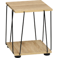 KESPER Beistelltisch "Tisch mit 2 Ablagen, Höhe ca. 38,5 cm" 1 Stk. tlg. in sonoma Eichenholzoptik von Kesper