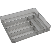 KESPER Besteckeinsatz "Besteckkasten mit 6 Fächern aus Metall", (1 St.), Organizer mit durchdachter Fächeraufteilung von Kesper