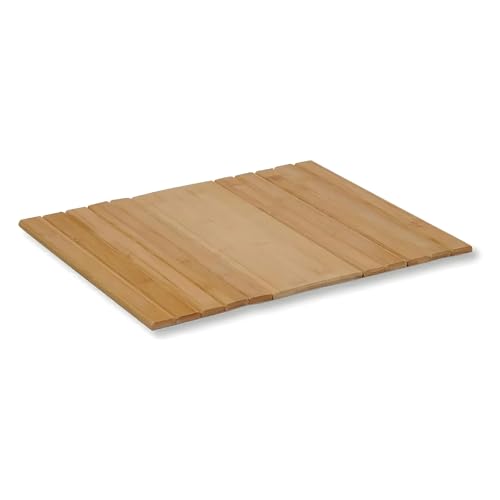 KESPER - Sofa-Tablett, Material: FSC-zertifizierter Bambus – Armlehnen-Ablage, wasserabweisend, faltbar, Maße: 42 x 34 x 0,7 cm, Farbe: Braun - 58823 von Kesper