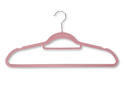 Kesper | Kleiderbügel 6er Pack, Material: Kunststoff (ABS), Maße: 45,5 cm breit, Farbe: Rosa | 16642 von Kesper
