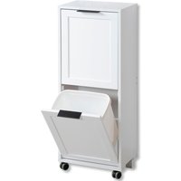 KESPER Küchenwagen "Rollwagen inkl. Abfalleimer, weiß, FSC" von Kesper