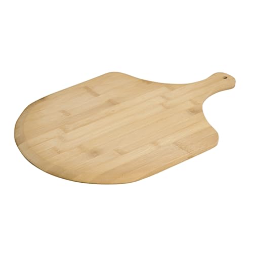 Kesper | Pizza-Schneide- und Servierbrett, Material: FSC®-zertifizierter Bambus, Maße: 45 x 30 x 1,2 cm, Farbe: Braun | 58464 von Kesper