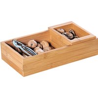 KESPER Schale Bambus FSC mit Nussknacker 30x16x7,5cm von Kesper