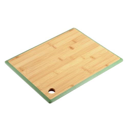 KESPER | Schneidbrett, Material: Bambus, Maße: 35 x 26 x 1,5 cm, Farbe: Braun, Grün | 58281 von Kesper