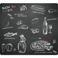 KESPER Schneide- und Abdeckplatte "Multi-Glasschneideplatte, Ristorante, 56x50 cm", (1 tlg.), vielseitig einsetzbar von Kesper