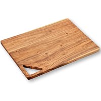 KESPER Schneidebrett "Brett mit Aussparung, Akazie, FSC", (1 St.), mit Aussparung zur besseren Handhabung von Kesper