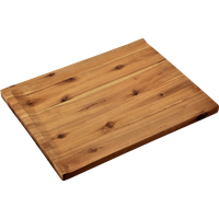 KESPER Schneidebrett "Tranchierbrett 36,5 x 48 cm, Akazie, FSC", (1 St.), mit schräger Schnittfläche für optimalen Saftablauf von Kesper