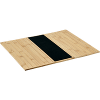 KESPER Tablett "Sofatablett/-ablage, FSC, 42 x 34 cm", (1 tlg.), flexible Ablage aus Bambus mit Filzeinsatz fürs Sofa von Kesper